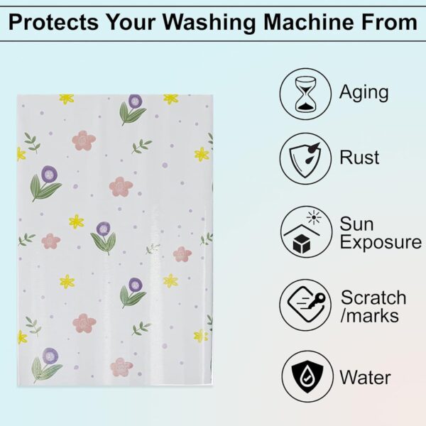 printed protective washing machine cover for top load (55 × 58 × 87 cm) printed protective washing machine cover for top load (55 × 58 × 87 cm)
