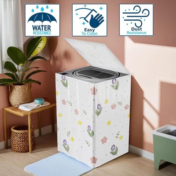 printed protective washing machine cover for top load (55 × 58 × 87 cm) printed protective washing machine cover for top load (55 × 58 × 87 cm)