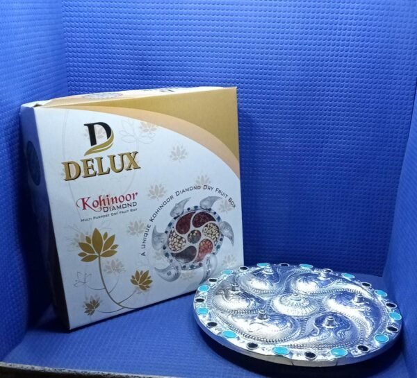 multipurpose 7 compartment dry fruit & snack storage box