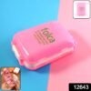 portable pink dual sided pill organizer box (1 pc)