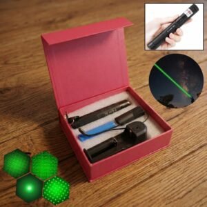 high power green laser pointer set