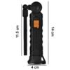 rechargeable adjustable big led work light (1 pc)