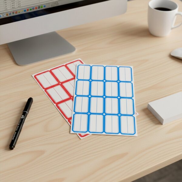 multipurpose writable label stickers (5 sheets set) multipurpose writable label stickers (5 sheets set)