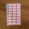 multipurpose writable label stickers (5 sheets set) multipurpose writable label stickers (5 sheets set)