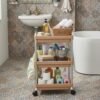 3 layer multipurpose storage trolley