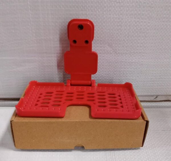 multi purpose wall holder stand for mobile charging (red)