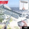 2 in 1 window glass cleaning wiper with microfiber pad