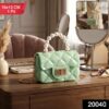 elegant quilted mini handheld & sling fashion handbag (1 pc) elegant quilted mini handheld & sling fashion handbag (1 pc)