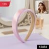 elegant padded satin finish hairband (1 pc)