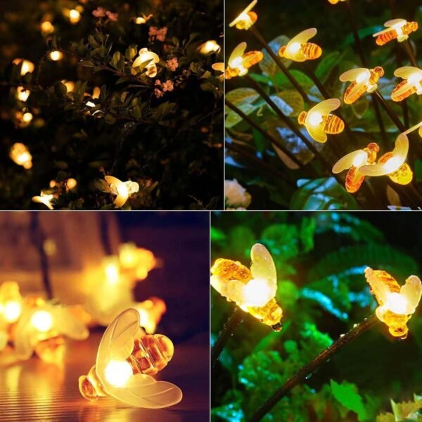 premium solar powered decorative firefly garden light (2 pc set)