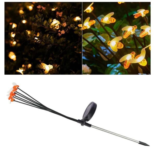 premium solar powered decorative firefly garden light (2 pc set)