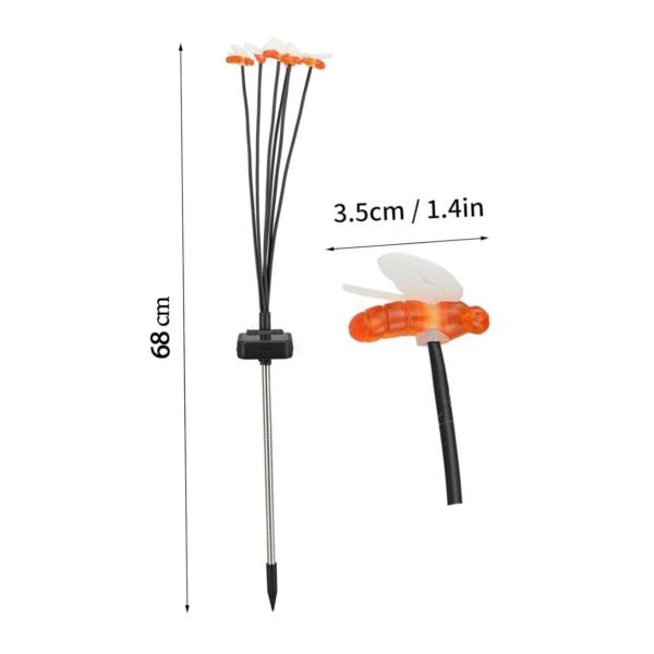 premium solar powered decorative firefly garden light (2 pc set)