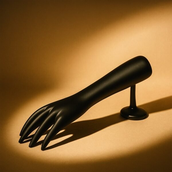 elegant black hand shaped jewelry display stand (1 pc)