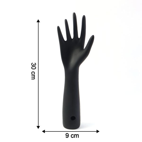elegant black hand shaped jewelry display stand (1 pc)