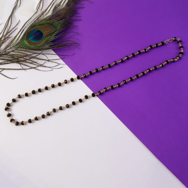 traditional black beads mangalsutra style necklace for women (1 pc) traditional black beads mangalsutra style necklace for women (1 pc)