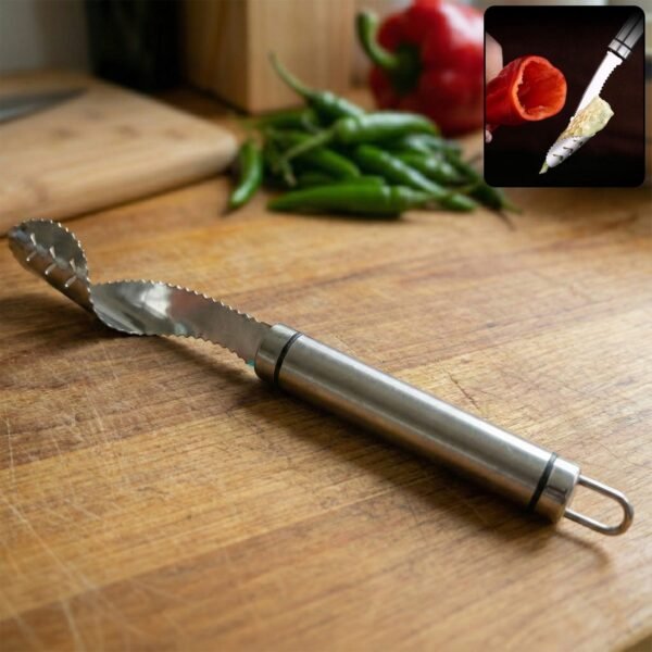 stainless steel fruit & vegetable corer and slicer tool (1 pc)