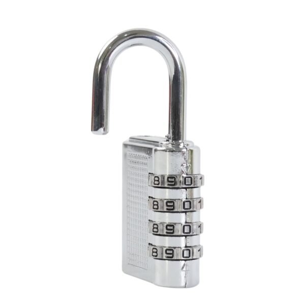 heavy duty 4 digit resettable combination padlock (1 pc)