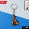 premium antique gold metal bal krishna makhan chor keychain (1 pc)