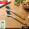 premium stainless steel dining spoon set (pack of 2)