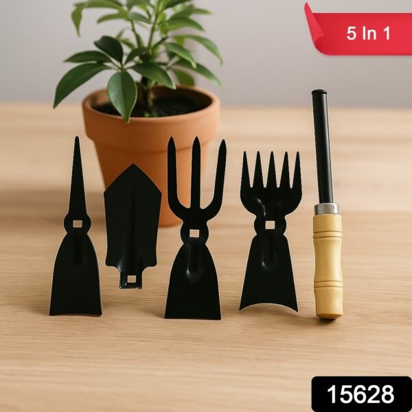 5 in 1 multipurpose gardening hand tool set