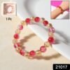 elegant beaded stretch bracelet (1 pc)