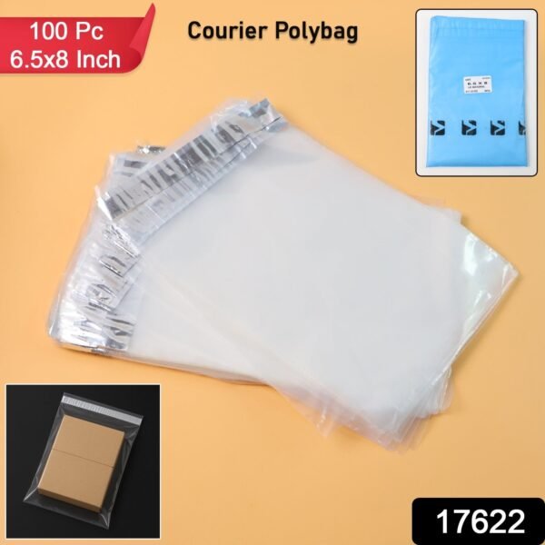 self adhesive courier polybags (6.5x8 inch / 100 pc)