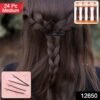 medium black hair bobby pins (24 pc)