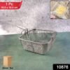 stainless steel deep fryer basket with long handle (1 pc)