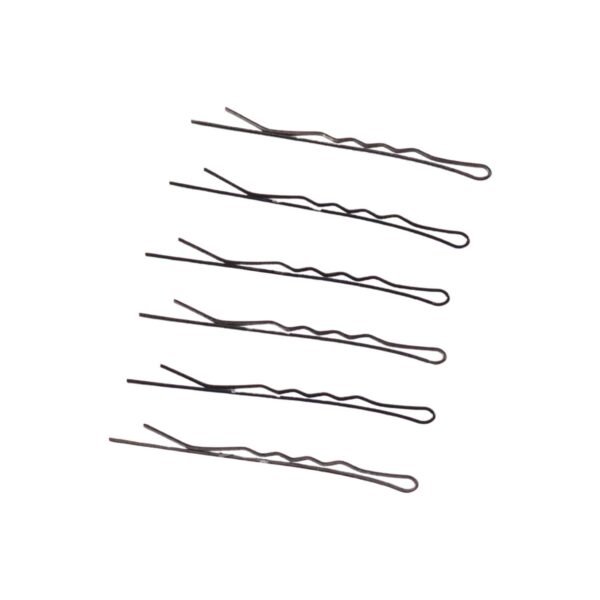 medium black hair bobby pins (24 pc)