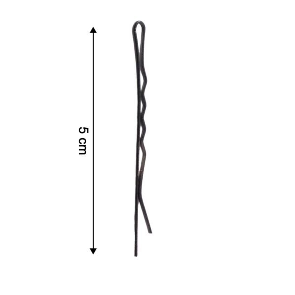 medium black hair bobby pins (24 pc)