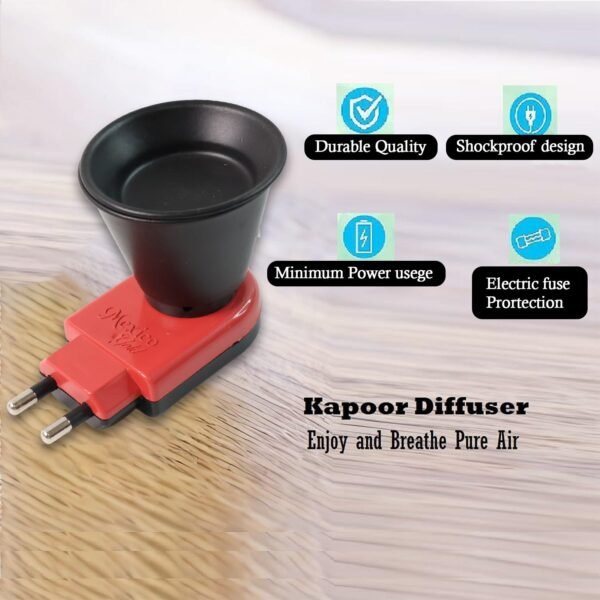electric kapoor dani camphor diffuser (1 pc)