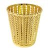 luxury golden decorative makeup brush holder organizer (1 pc)