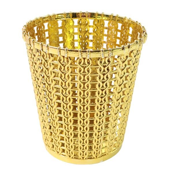 luxury golden decorative makeup brush holder organizer (1 pc)