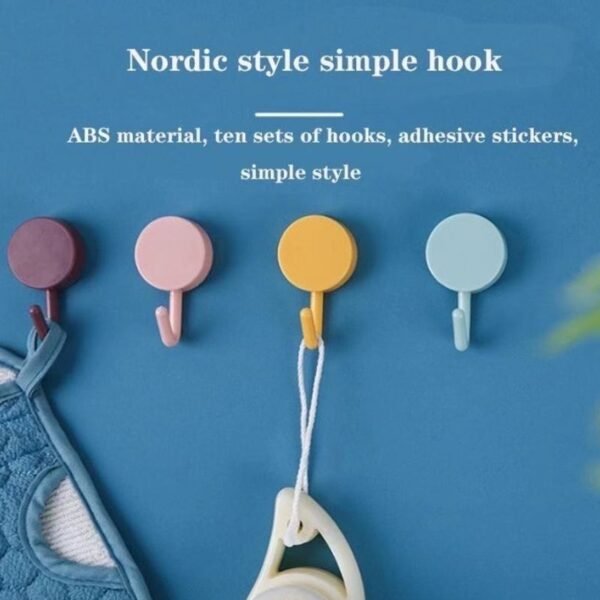 heavy duty wall hooks (2 pcs) for home use