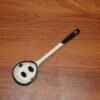 premium 17 cm heat resistant ceramic soup ladle