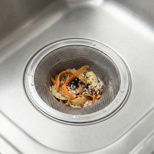 stainless steel sink drain strainer set (3 pc) stainless steel sink drain strainer set (3 pc)