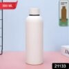 stainless steel double wall vacuum insulated drink water (white / 500 ml approx)