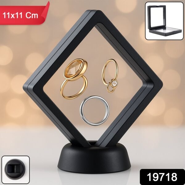 transparent jewellery display box (11x11 cm / 1 pc)