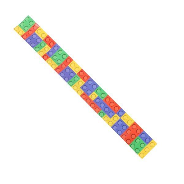 colorful snap slap bracelet toy (12 pc set )