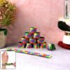 colorful snap slap bracelet toy (12 pc set )