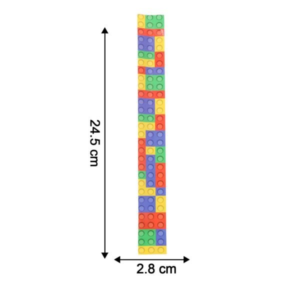 colorful snap slap bracelet toy (12 pc set )