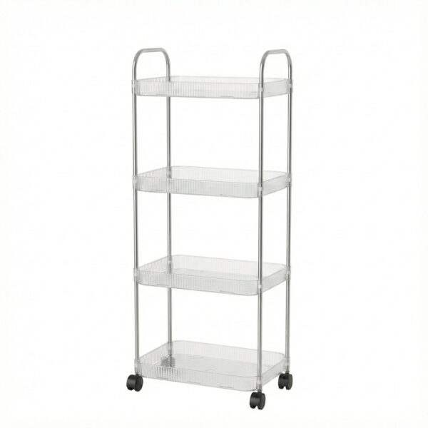 4 layer multipurpose storage trolley with wheels 4 layer multipurpose storage trolley with wheels