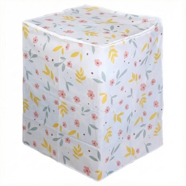 waterproof & dustproof floral washing machine cover (62Ã—56Ã—83 cm)