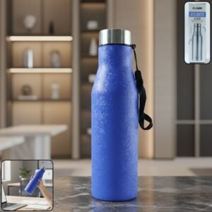 classic stainless steel water bottle blue color (1000 ml, 1 piece) classic stainless steel water bottle blue color (1000 ml, 1 piece)