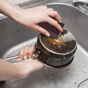 Multipurpose Kitchen Cleaning Sponge Scrub Block (10 x 7 Cm / 1 Pc)