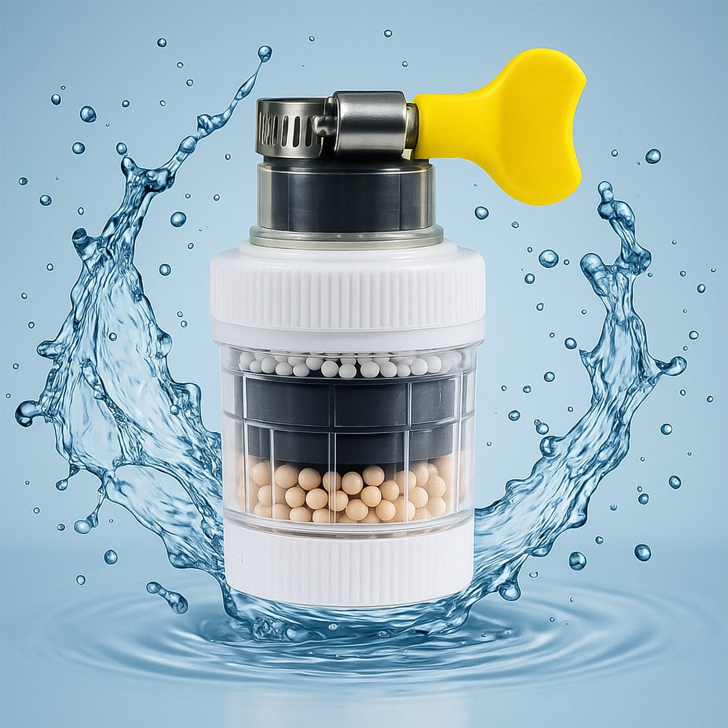 kitchen faucet water filter tap purifier 4 layer activated carbon for clean water