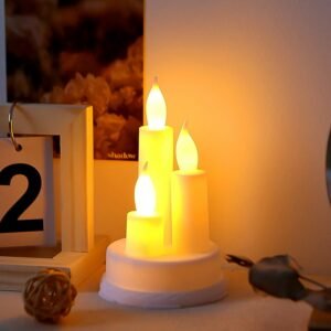 LED Taper Candles, Diwali (1 Pc)