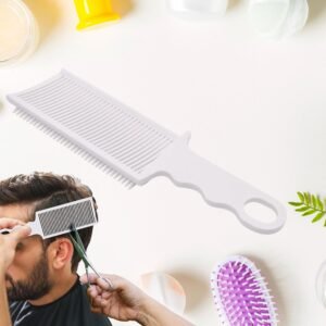 Ergonomic Flat Top Hair Clipper Comb – Styling Brush & Comb Tool (1 Pc)