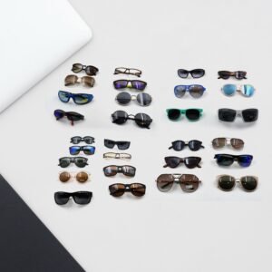 Mixed Design Sunglasses for Outdoor UV Protection (1 Pc)