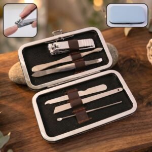 6 in 1 Premium Nail Care Manicure Pedicure Grooming Kit (1 Set)